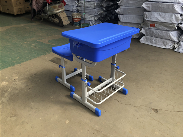 ABS深藍(lán)色單人課桌椅